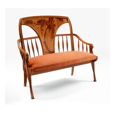 View full screen - View 1 of Lot 97. LOUIS MAJORELLE | SETTEE.