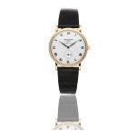 PATEK PHILIPPE | CALATRAVA REF 3919J, A YELLOW GOLD WRISTWATCH RETAILED BY TIFFANY & CO. CIRCA 1990