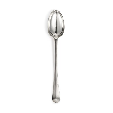 View full screen - View 1 of Lot 1839. A Large Scottish Silver Basting Spoon, Edward Lothian, Edinburgh, 1747.