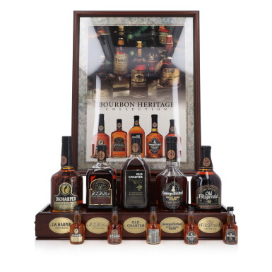 View full screen - View 1 of Lot 642. Bourbon Heritage Collection NV (5 Bottles 75cl + 5 Bottles 5cl).