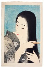 Torii Kotondo (1900-1975) | Combing Her Hair (Kamisuki) | Showa period, 20th century