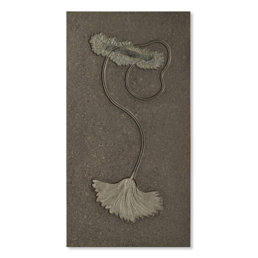 View full screen - View 1 of Lot 19. Large Fossil Sea Lily (Crinoid) Mural .