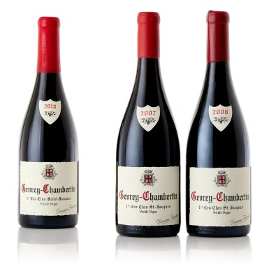 View full screen - View 1 of Lot 8474. Gevrey Chambertin, Clos St. Jacques 2018 Domaine Fourrier (3 BT).