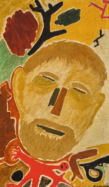 View full screen - View 1 of Lot 58. ALEXIS MERODAK-JEANNEAU | PORTRAIT OF A MAN.