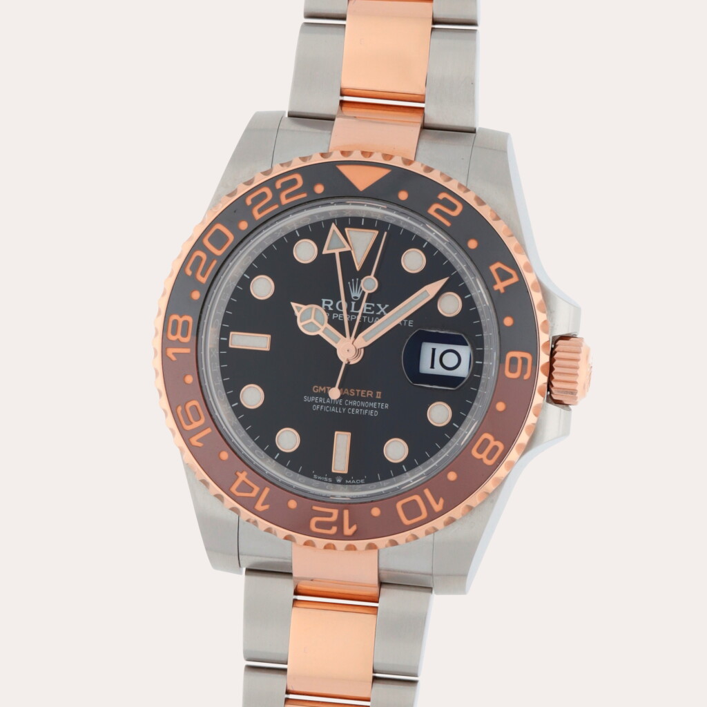 View full screen - View 1 of Lot 74. GMT-Master II 'Root Beer', Reference 126711CHNR | A stainless steel and pink gold dual time zone wristwatch with date and bracelet | Circa 2019.