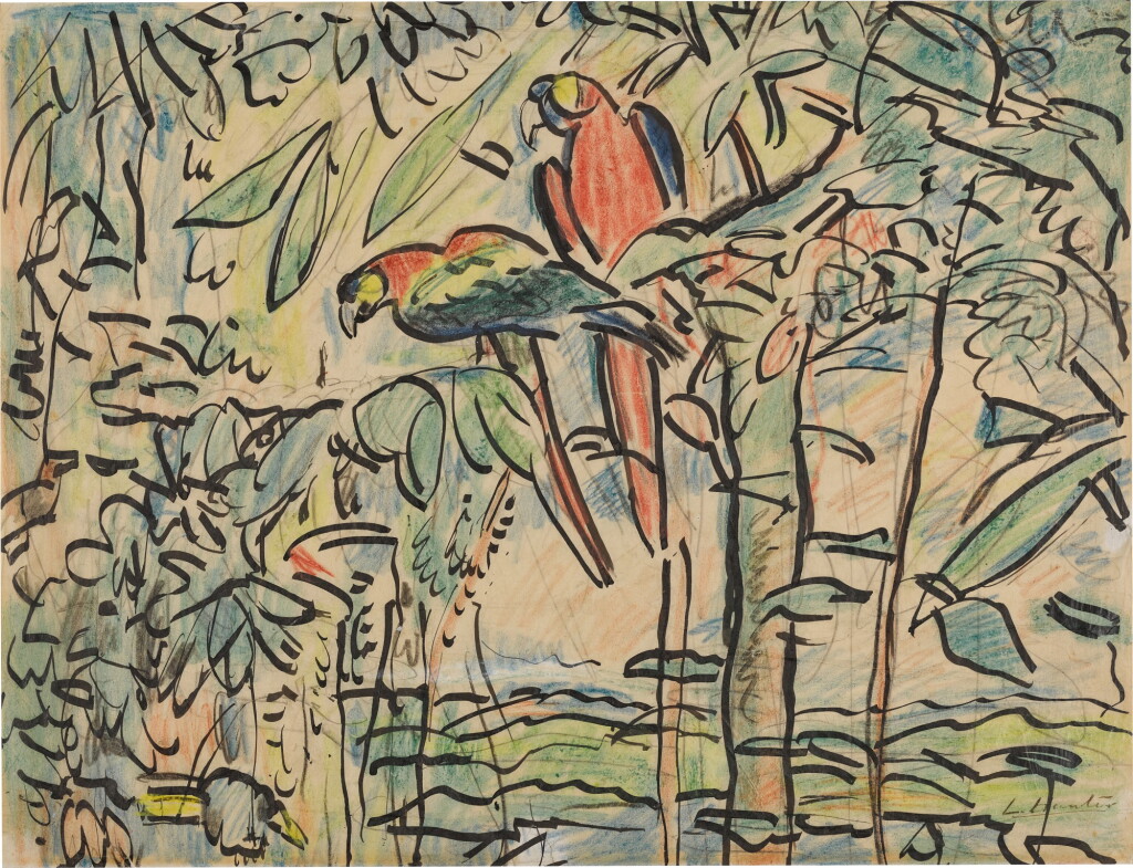 View full screen - View 1 of Lot 8. Parrots.