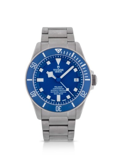 View full screen - View 1 of Lot 118. TUDOR | PELAGOS, REF 25600T TITANIUM AND STAINLESS STEEL WRISTWATCH WITH DATE AND BRACELET CIRCA 2015.