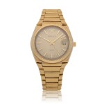 'The Texan' Quartz, Ref. 5100 BETA 21 Yellow gold wristwatch with date and bracelet Circa 1970 | 勞力士 5100 BETA 21型號「'The Texan' Quartz」黃金鍊帶腕錶備日期顯示,年份約1970