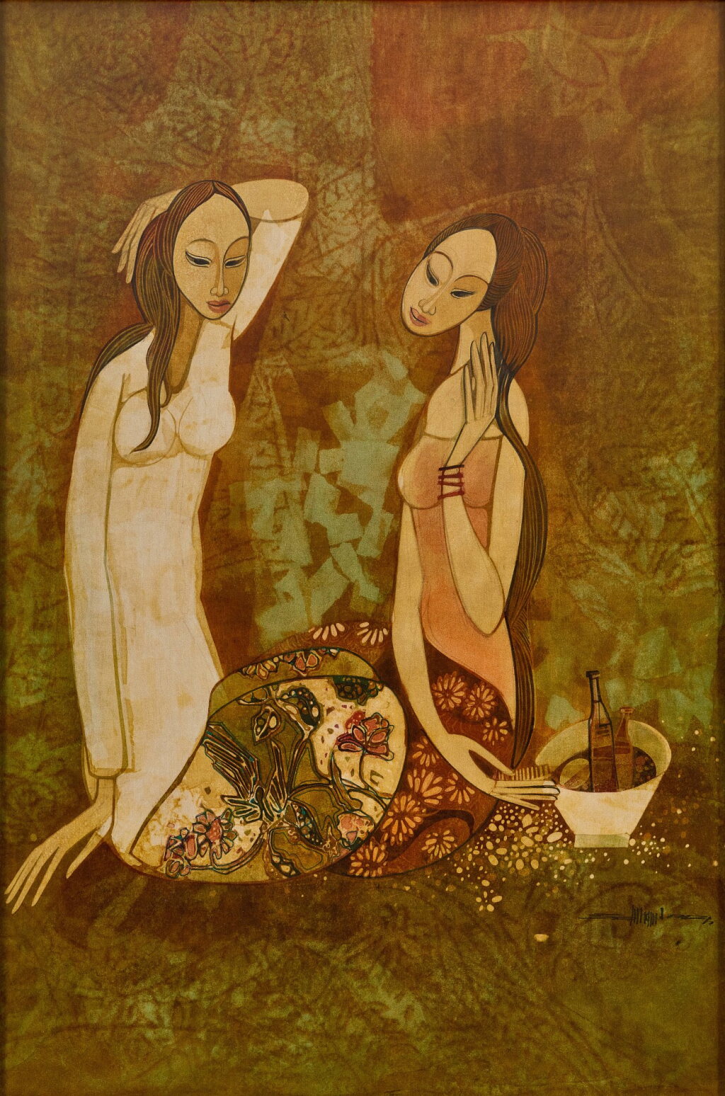View full screen - View 1 of Lot 514. Seah Kim Joo 佘金裕 | Dressing 穿衣.