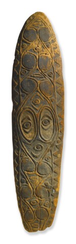 BITARA WAR SHIELD, APRIL RIVER, UPPER SEPIK RIVER REGION, PAPUA NEW GUINEA