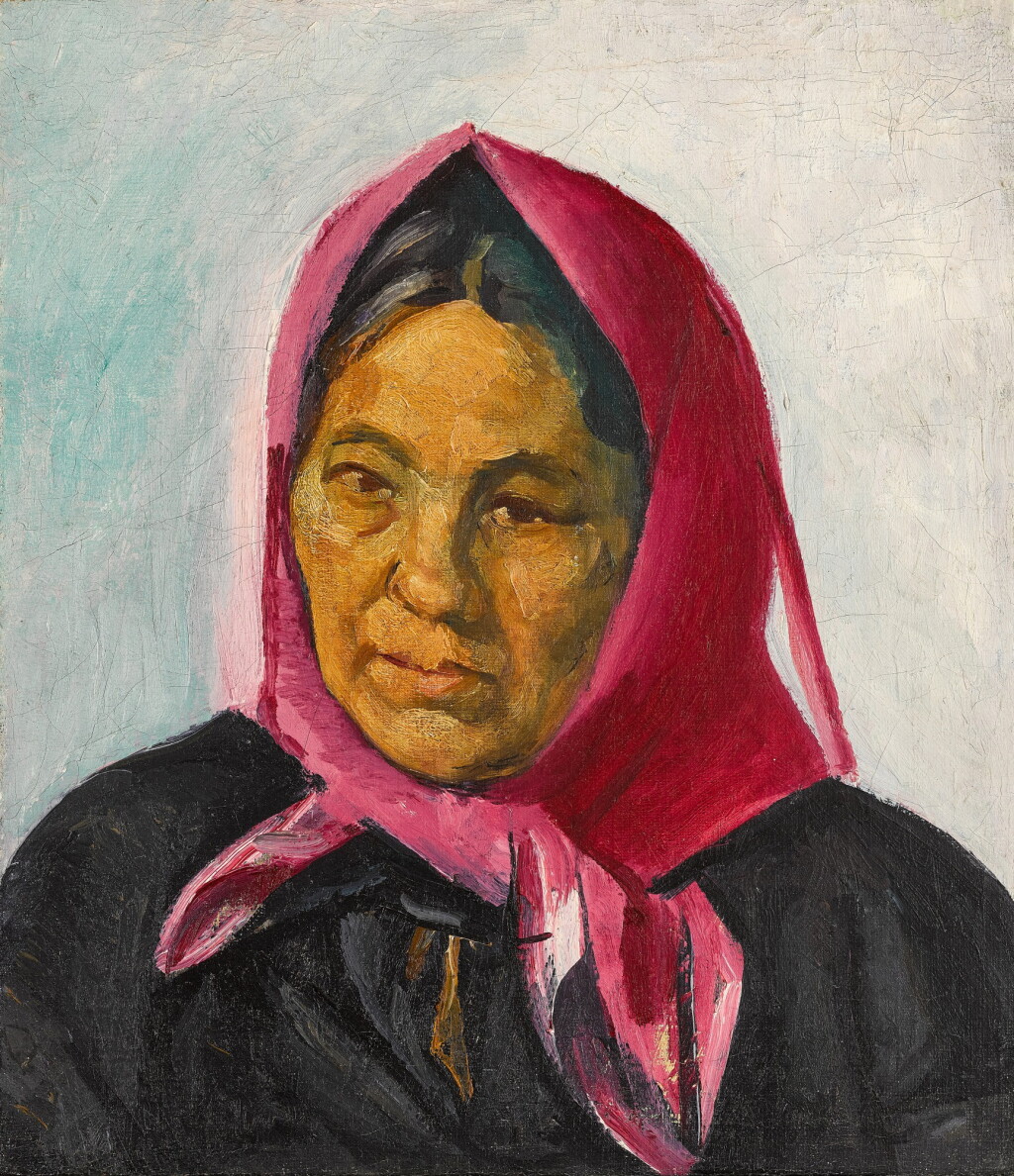 View full screen - View 1 of Lot 105. Woman in a Headscarf.