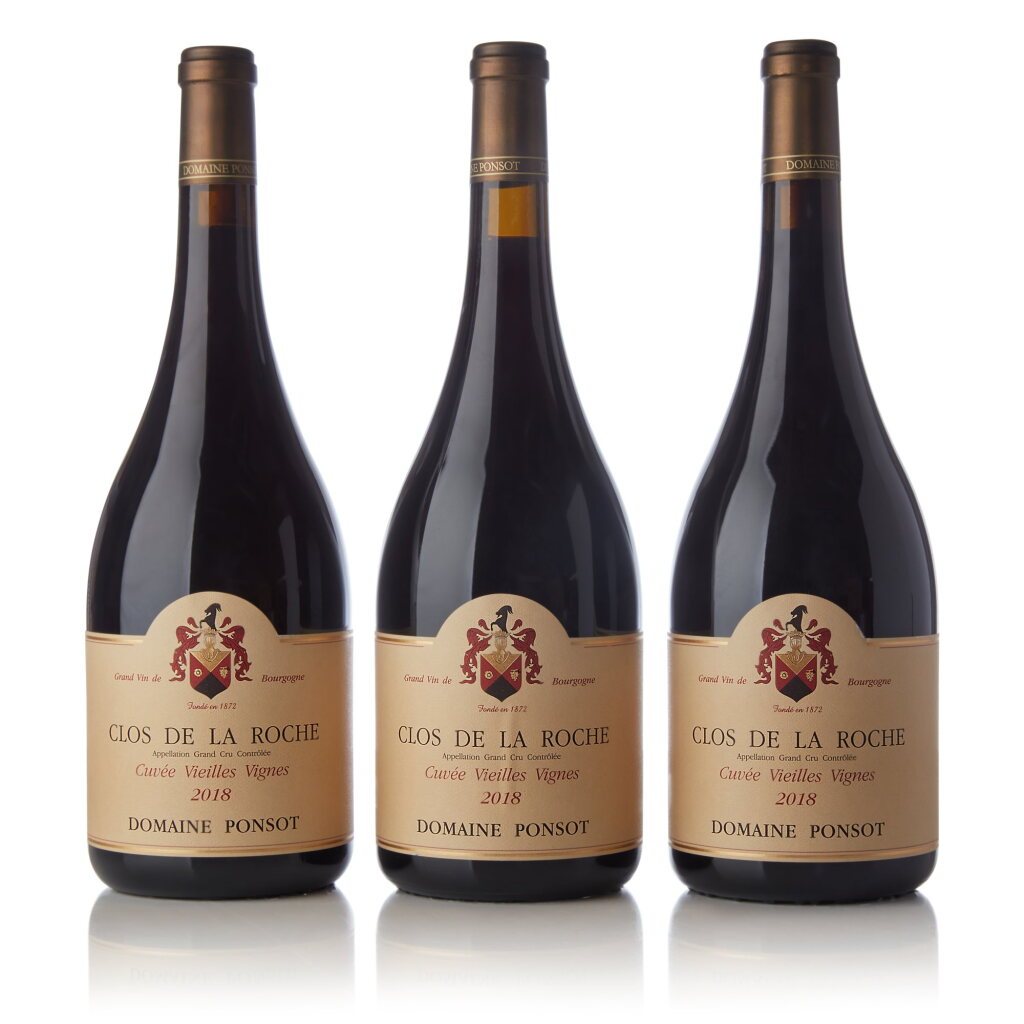View full screen - View 1 of Lot 978. Clos de la Roche Vieilles Vignes 2018 Domaine Ponsot (3 MAG).