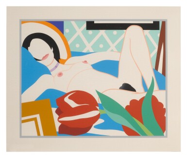 View full screen - View 1 of Lot 66. TOM WESSELMANN | MONICA WITH TULIPS.