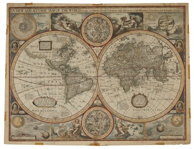 Speed John A New And Accurat Map Of The World London G