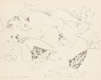 View full screen - View 1 of Lot 179. ANDRÉ MASSON | LES DRAPS.