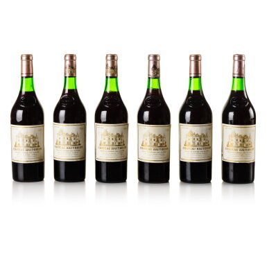 View full screen - View 1 of Lot 60. Château Haut Brion 1973 (6 BT).