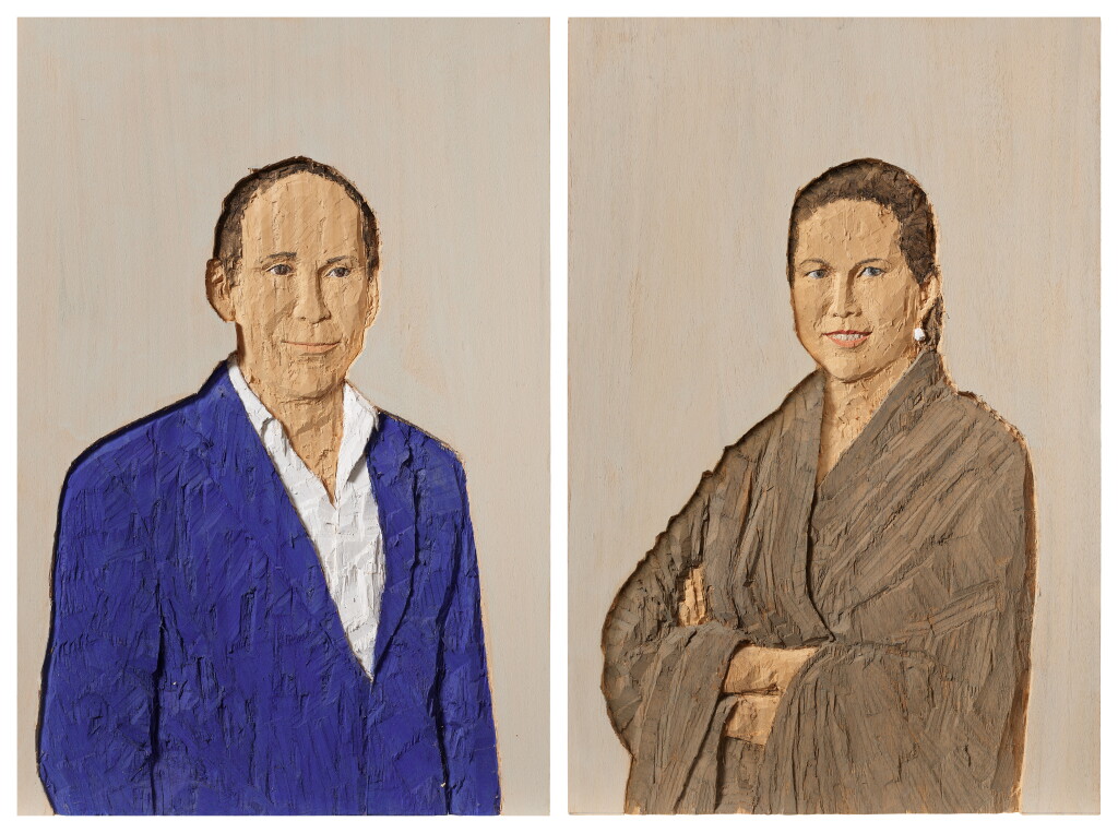 View full screen - View 1 of Lot 29. Mann & Frau (Dyptichon) (Man & Woman (Dyptich)).