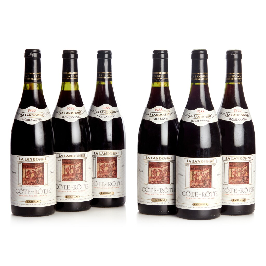 View full screen - View 1 of Lot 1533. Côte Rôtie, La Landonne 1988 Guigal (6 BT).