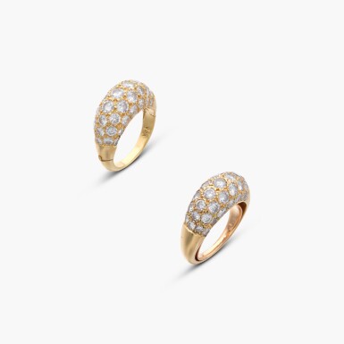 View full screen - View 1 of Lot 657. Diamond Ring, Van Cleef & Arpels, and a Diamond Ring.