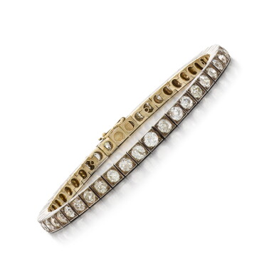 View full screen - View 1 of Lot 25. Diamond Bracelet, early 20th century.