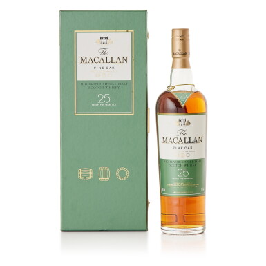 View full screen - View 1 of Lot 204. The Macallan 25 Year Old Fine Oak 43.0 abv NV (1 BT70).