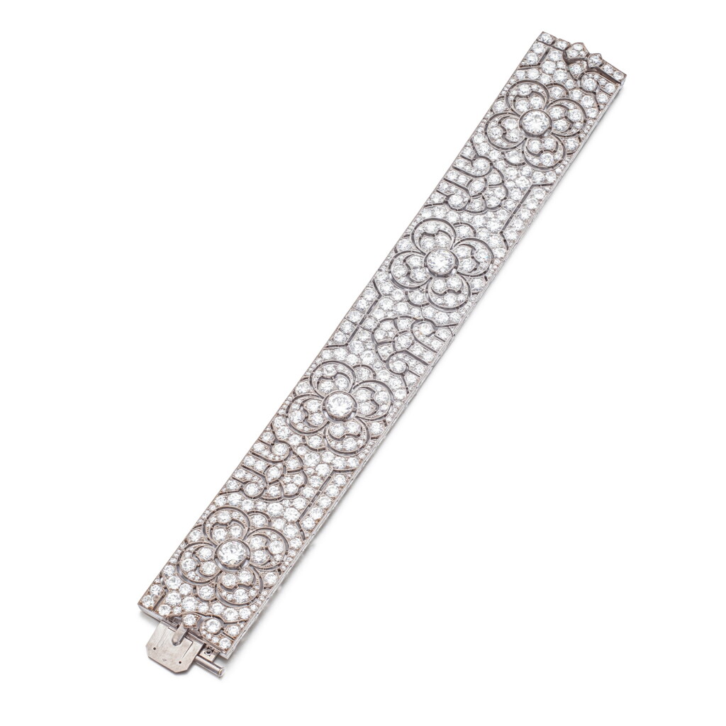 View full screen - View 1 of Lot 632. Elegant diamond bracelet, 1920s | 梵克雅寶鑽石手鏈,1920年代.
