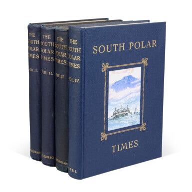 View full screen - View 1 of Lot 269. (Shackleton, Ernest Henry, et al.) | A complete set of "The South Polar Times".