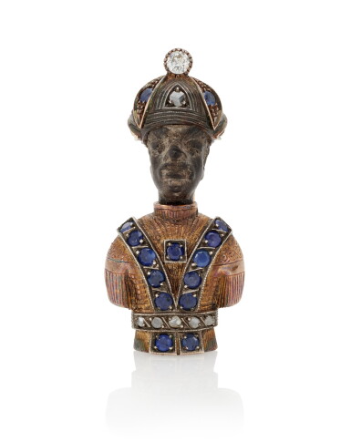 View full screen - View 1 of Lot 44. 'MORETTO' BROOCH (SPILLA 'MORETTO') .