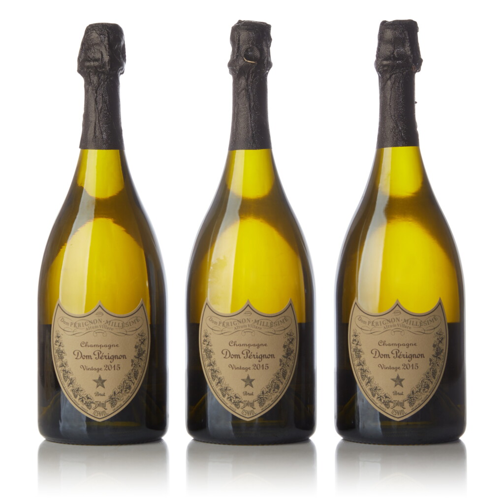 View full screen - View 1 of Lot 571. Dom Pérignon 2015 (3 BT).