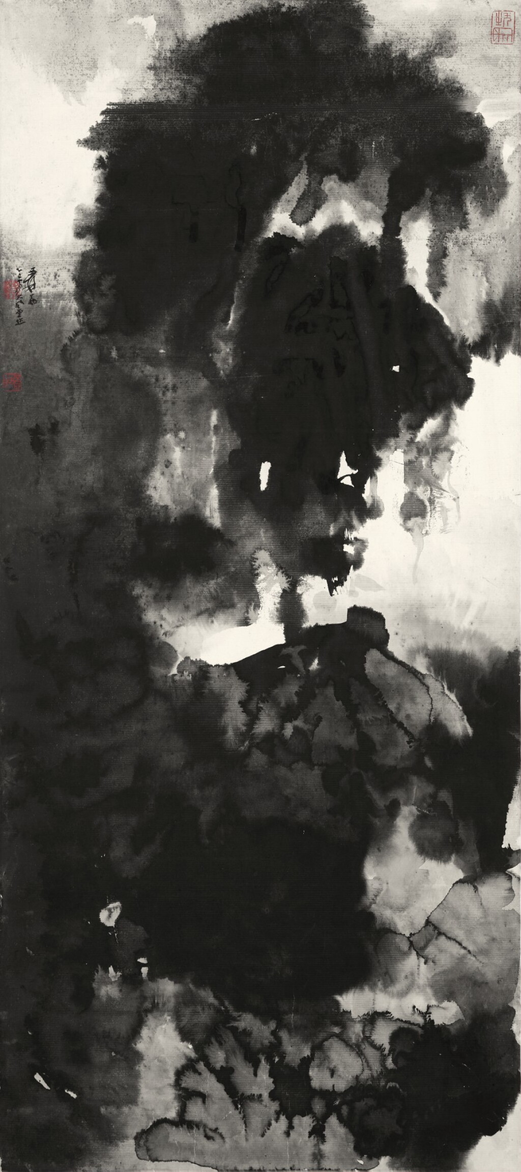 View full screen - View 1 of Lot 2666. Zhang Daqian (Chang Dai-chien, 1899-1983) 張大千 (1899-1983) | Majestic Mountains in Cloudy Mist 無象之象.