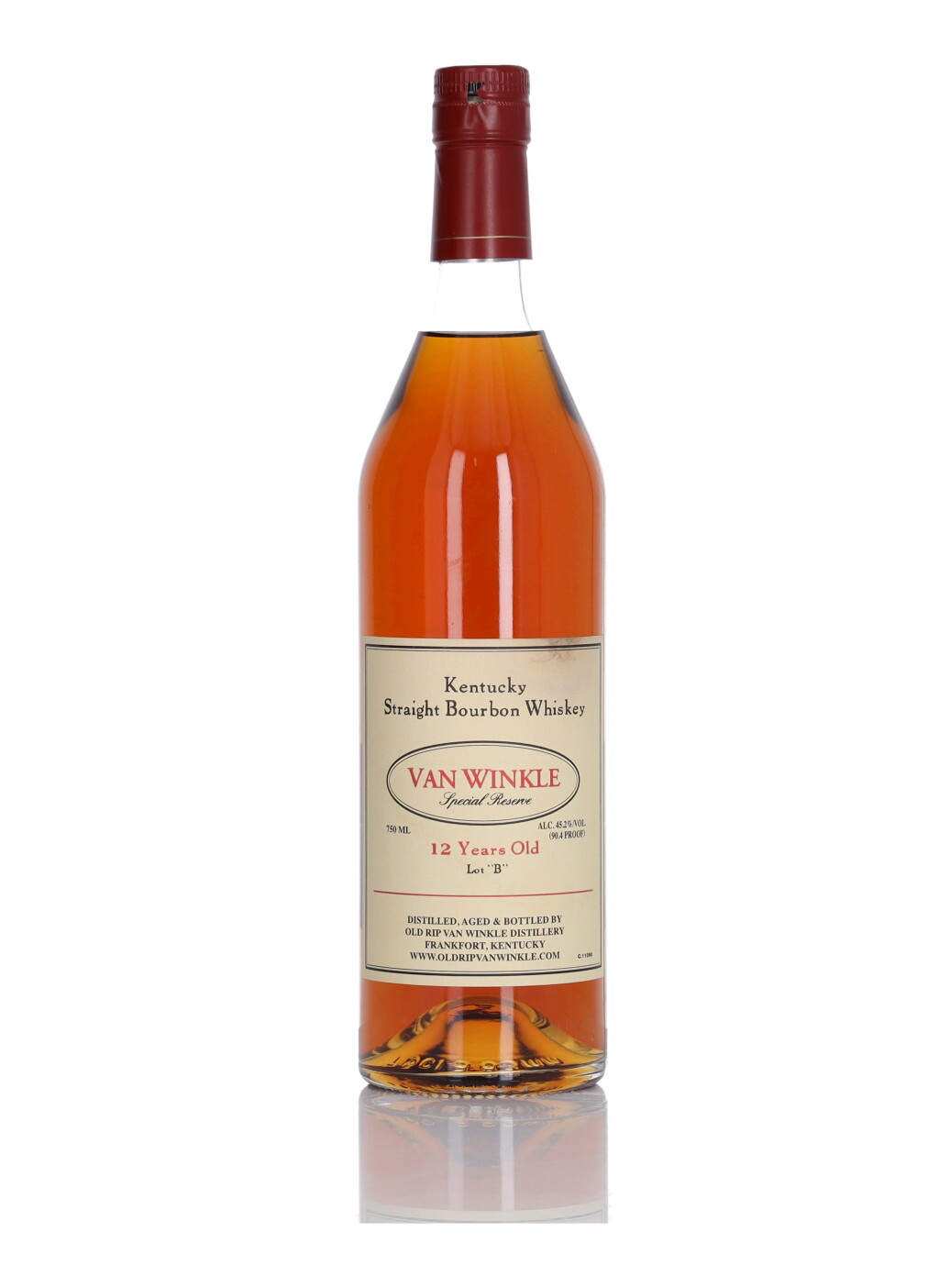 View full screen - View 1 of Lot 144. Van Winkle 12 Year Old Special Reserve Lot "B" 90.4 Proof NV (1 Bottle 75cl).