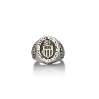 View full screen - View 1 of Lot 57. Isiah Thomas 1980 Olympic Team Ring.