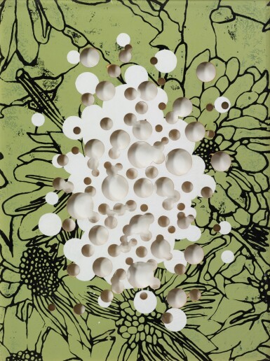 View full screen - View 1 of Lot 50. Holes and flowers n. 14.