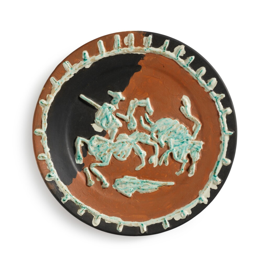 View full screen - View 1 of Lot 6. Picador et taureau (A. R. 439).