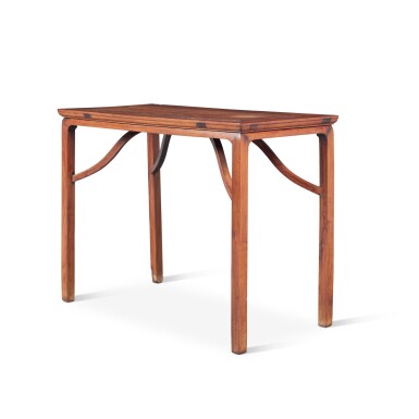 View full screen - View 1 of Lot 25. A 'huanghuali' corner leg side table (Tiaozhuo), 17th century.