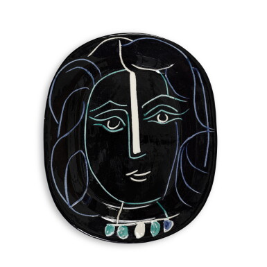 View full screen - View 1 of Lot 40. Visage de femme (A. R. 220).