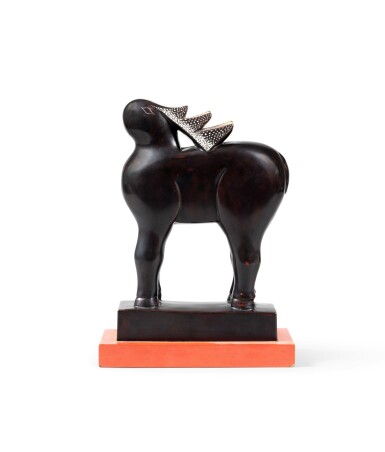 View full screen - View 1 of Lot 7. Deer, circa 1920.