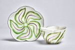 A Chelsea Porcelain Scolopendrium Bowl and Stand, circa 1753-55