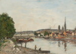 Rouen. Vue prise du Cours de la Reine