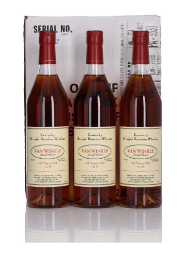 View full screen - View 1 of Lot 94. Van Winkle 12 Year Old Special Reserve Lot "B" 90.4 Proof NV (3 Bottles 75cl).