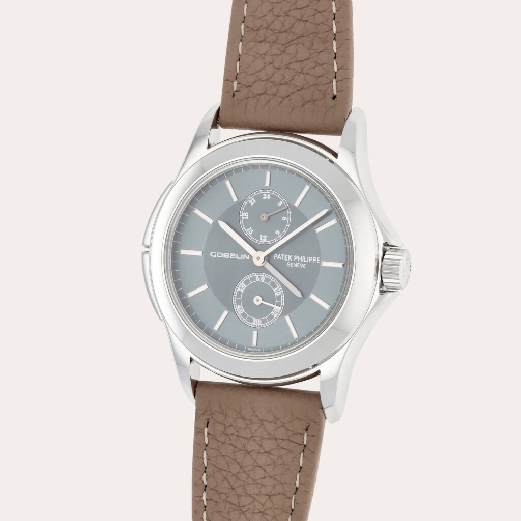 View full screen - View 1 of Lot 29. Travel Time 'Gübelin 150th Anniversary', Reference 5134G-010 | A limited edition white gold dual time zone wristwatch with 24-hour indication | Made in 2003.