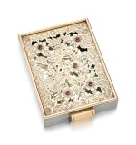 SILVER AND RUBY COMPACT | BOUCHERON, 1920S