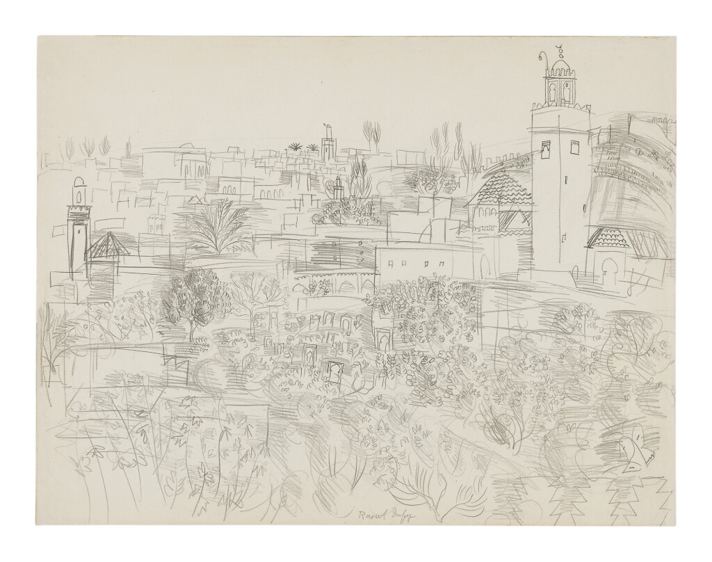 View full screen - View 1 of Lot 94. RAOUL DUFY | FES (MAROC).