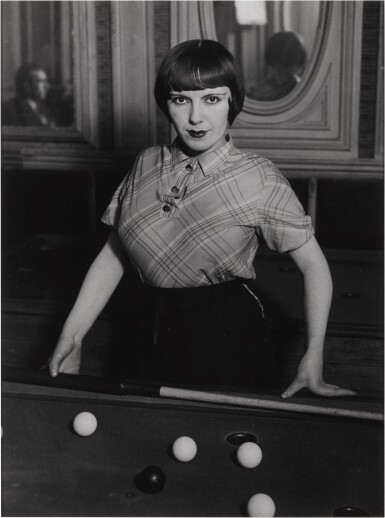 View full screen - View 1 of Lot 93. BRASSAÏ | PROSTITUTE PLAYING RUSSIAN BILLIARDS, BOULEVARD ROCHECHOUART.
