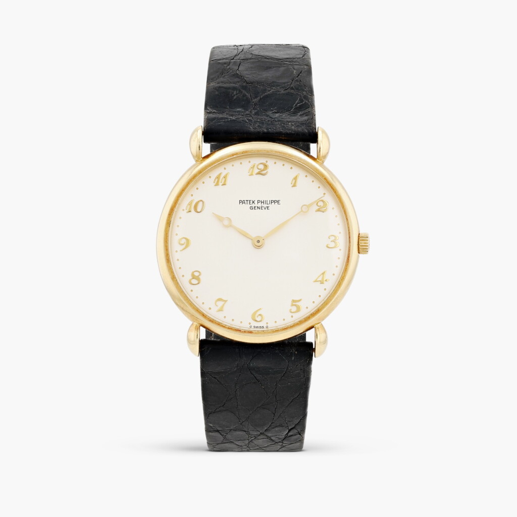 View full screen - View 1 of Lot 356. Calatrava, reference 3820R, pink gold wristwatch, circa 1995.