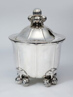 An Early Danish Silver Covered Wine Cooler, No. 87, Georg Jensen Silversmithy, Copenhagen, 1921