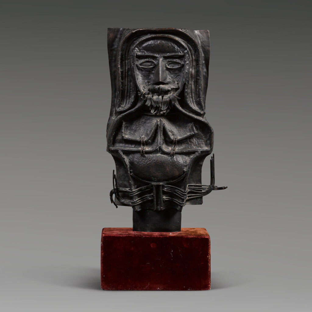 View full screen - View 1 of Lot 59. P. V. JANAKIRAM | HEAD OF CHRIST.