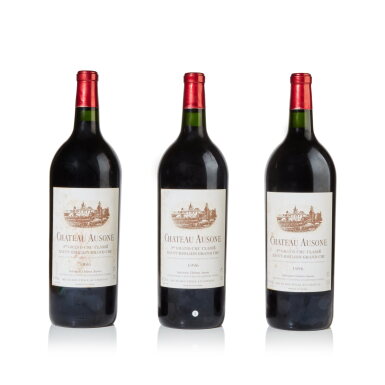 View full screen - View 1 of Lot 113. Château Ausone 1996 (3 MAG).