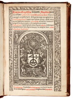 Alberti, Libri de re aedificatoria decem, Paris, 1512, contemporary tooled calf, Nordkirchen copy