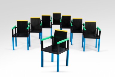 View full screen - View 1 of Lot 208. Ensemble de huit fauteuils Palace.